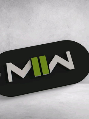 3D printed keychain inspired by Modern Warfare new