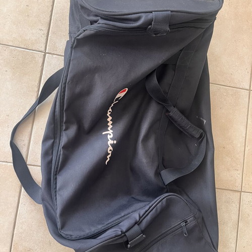 Champion Hellas Basketball Team Sports Bag with Wheels used, blue
