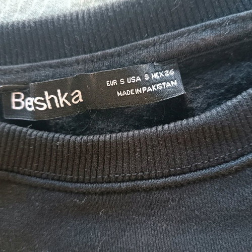 Bershka oversized black sweatshirt size small like new