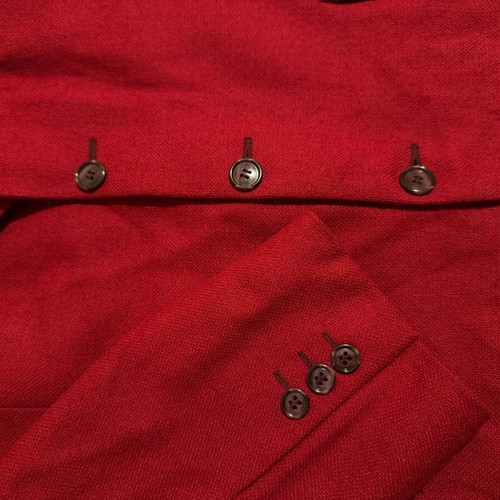 Wool vintage jacket from England like new, red
