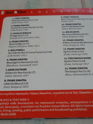 The Sinatra Complex jazz compilation CD used