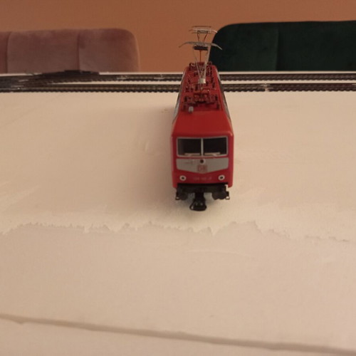 Lima DB BR 120 and I.C. wagons like new, HO scale models