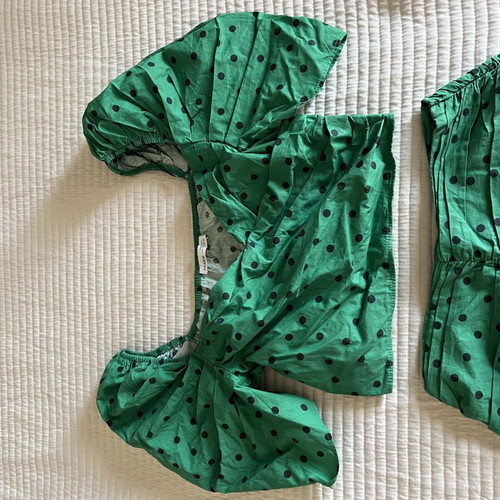 Pull & Bear summer skirt and top set like new, green