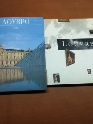 Louvre 2 books, like new, both together