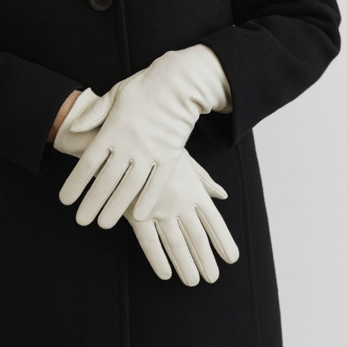 Leather parade gloves new, men's black and women's brown