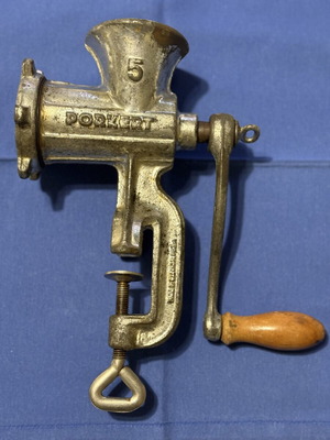 Porkert No5 vintage meat grinder with all parts