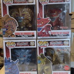 Funko Pop Yu-Gi-Oh Egyptian Gods and Exodia lot like new