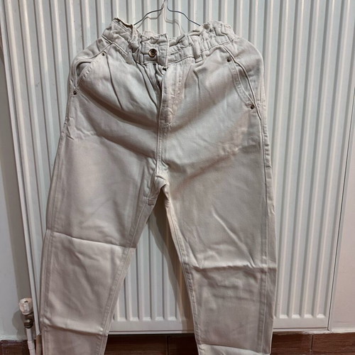 Zara women's jeans like new, beige, size 32