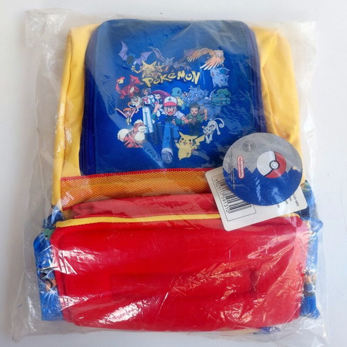 Pokemon 1998 Nintendo school bag new, factory sealed