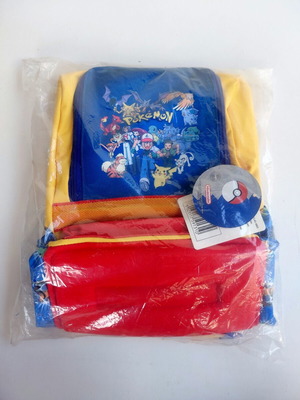 Pokemon 1998 Nintendo σχολική τσάντα καινούργια, σφραγισμένη εργοστασιακά
