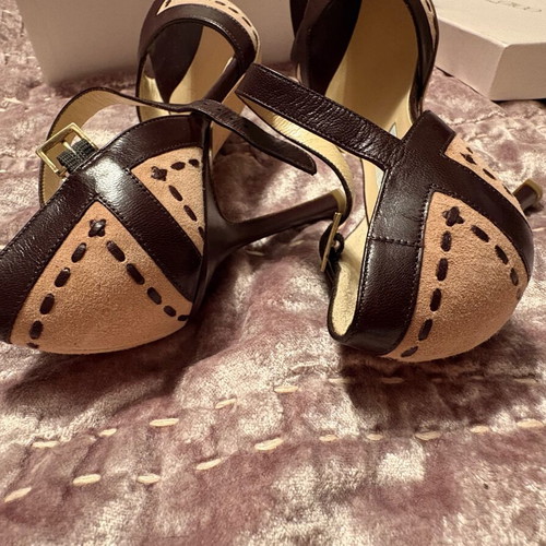 Jimmy Choo Blush Suede heels like new, size 36