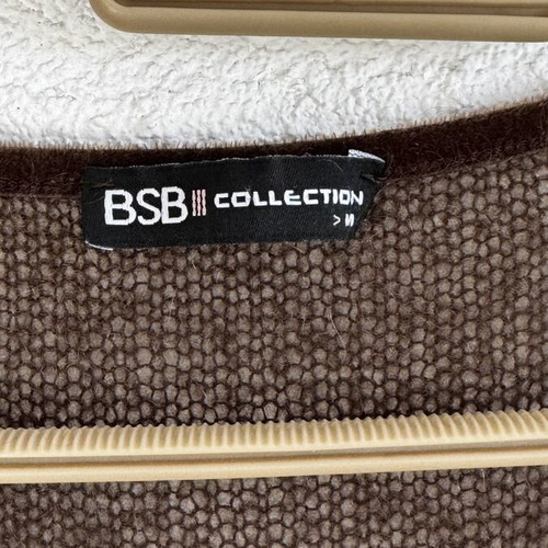 BSB Collection brown knitted midi dress