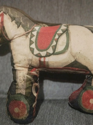 decorative pillow handmade horse... final price 5 euros