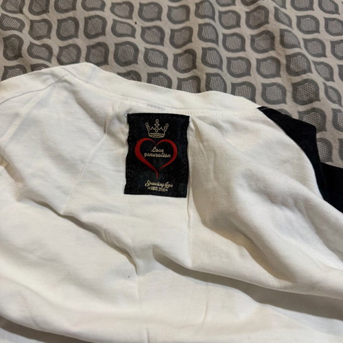 Love Generation t-shirt used, white, size L