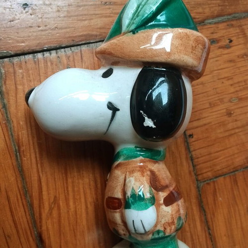 Snoopy collectible ceramic.