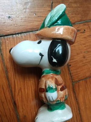 Snoopy collectible ceramic.
