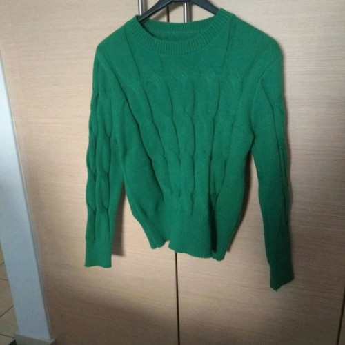 Achilleas Accessories knitted sweater new, green, size M-L