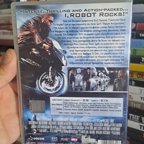 I Robot DVD μεταχειρισμένο, κοινωνικό είδος, υπότιτλοι