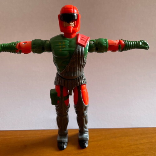 GI Joe figure used with tight joints