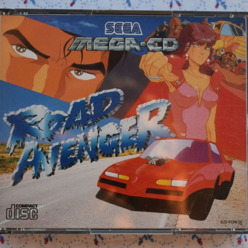 Road Avenger Sega Mega CD mint racing game