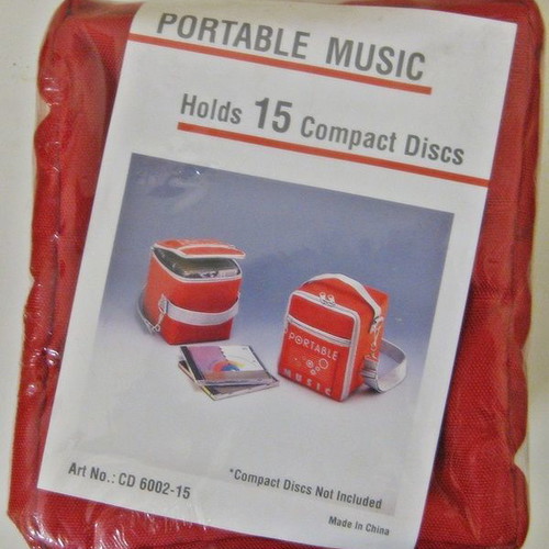 Fabric CD case for 15 CDs new