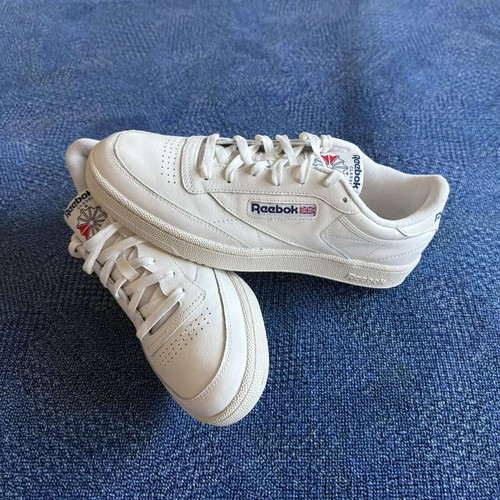 Reebok Club C 85 men's sneakers new, size 44.5, white leather