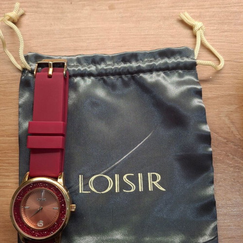 Loisir women's watch like new, red