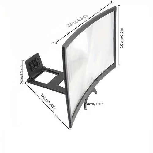 Curved HD image magnifier screen 14'' new