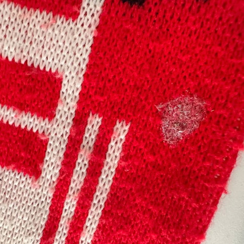 Manchester United 90’s double-sided scarf used, authentic