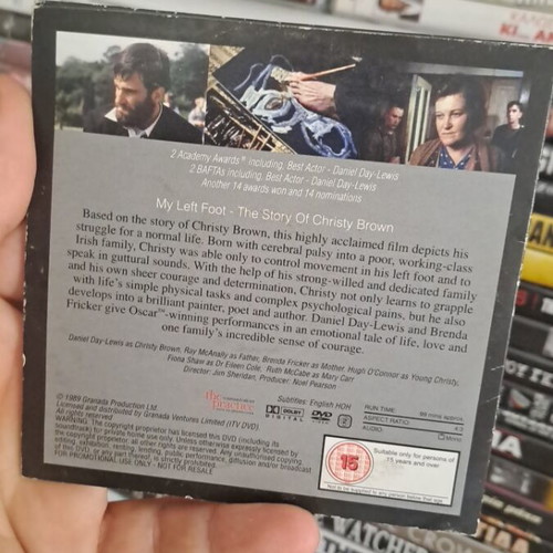 My Left Foot DVD, social drama with English subtitles