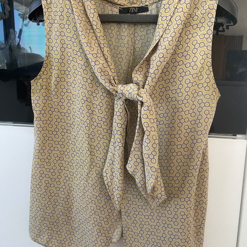 Silk set Zini used, pants and blouse size 38