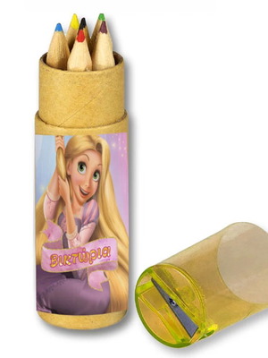 Rapunzel Colored Pencils 10pcs new with Name Printing