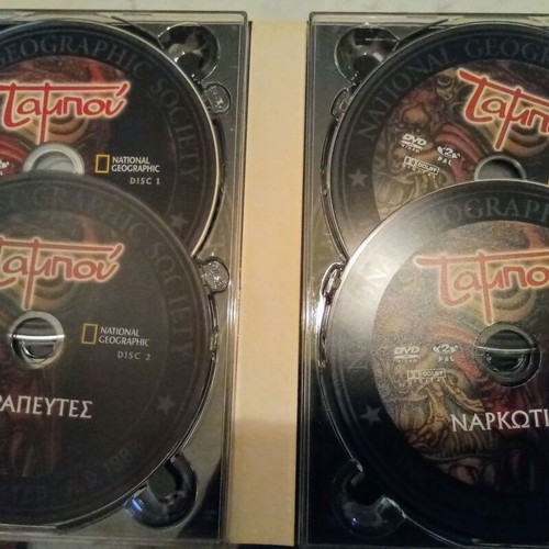 National Geographic Taboo 1&2 series on 8 DVDs like new