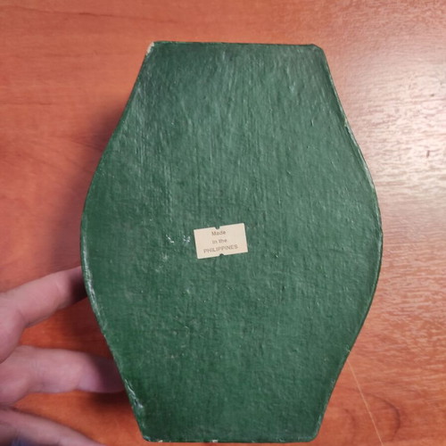 Christmas storage box handmade with embossed designs like new