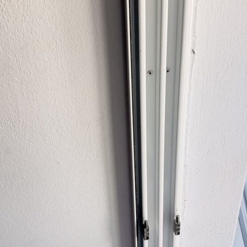 Europa 100 balcony door like new with double glazing, shutters, and accessories