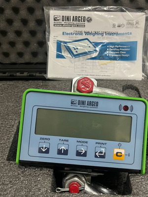 DINI ARGEO 1.5T Crane Scale like new with wireless printer
