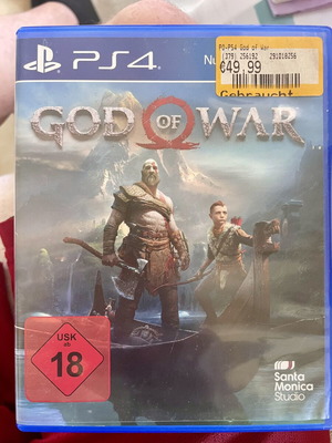 God of War PS4 game like new