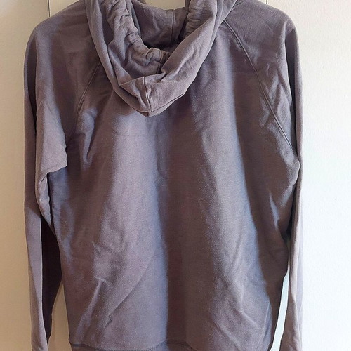 Gaudi cotton hoodie sweatshirt, medium, grey and yellow