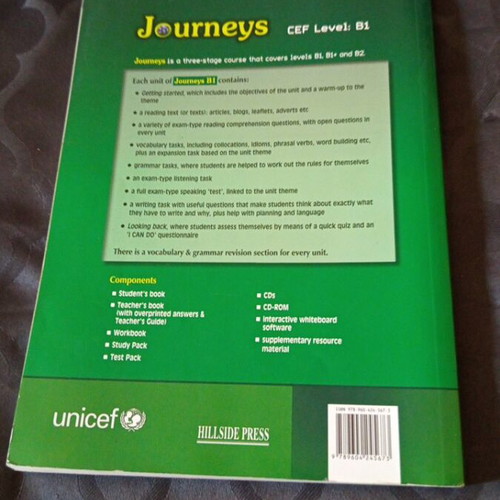 Journeys English book like new