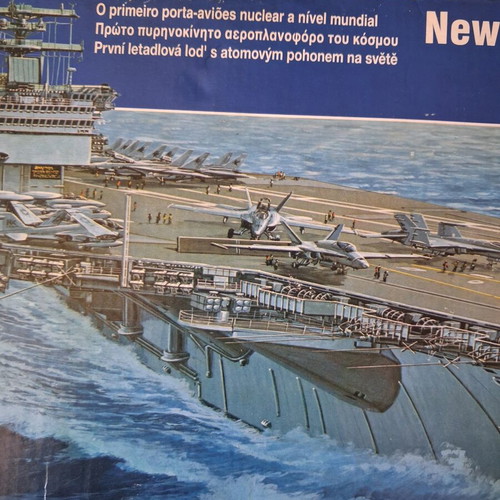 USS Enterprise CVN-65 Aircraft Carrier Model 1:800 like new, sealed
