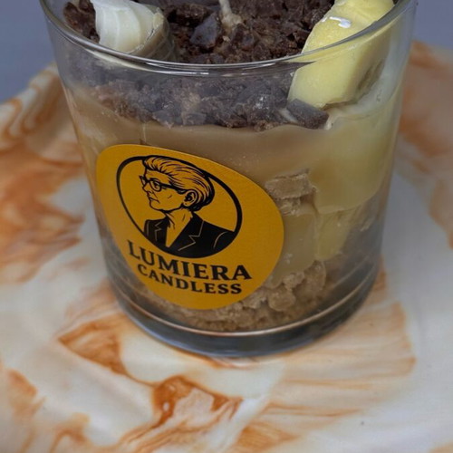 Banoffee Dessert Candle handmade, new, with banana caramel chocolate scent