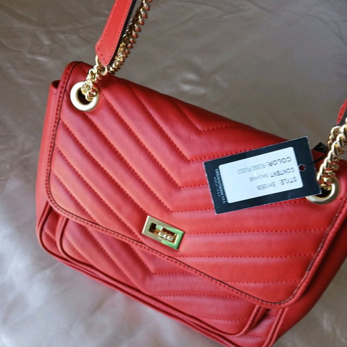 A.BELLUCCI shoulder bag new, red, Italian origin