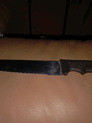 Large vintage kitchen knife like new