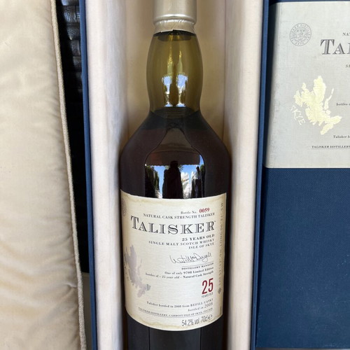 Talisker 25yrs 2008 bottle number 0059 like new, rare edition
