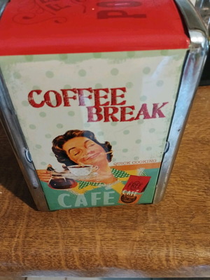Metal napkin holder retro like new