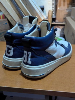 Guess Verona Mid Sport shoes used, size 41, white and blue