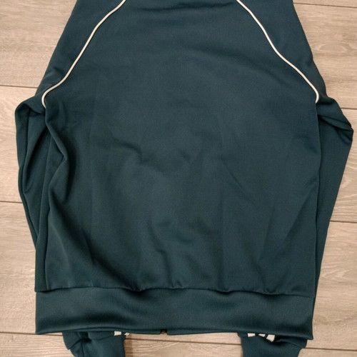 Adidas vintage jacket used, limited edition, white and blue, size S