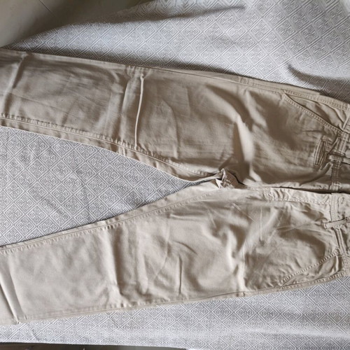 Bitsiani men's pants like new, size 42, beige, 100% cotton