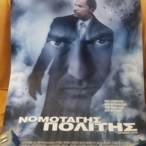 Law Abiding Citizen poster 100x70 cm like new