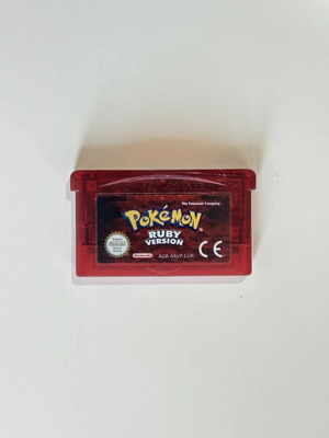 Pokemon Ruby EUR Version Game Boy Advance cartridge